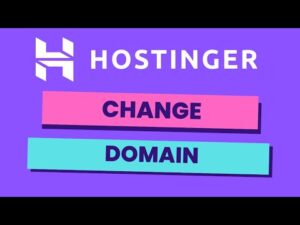 Can I change my free domain Hostinger? Change Domain